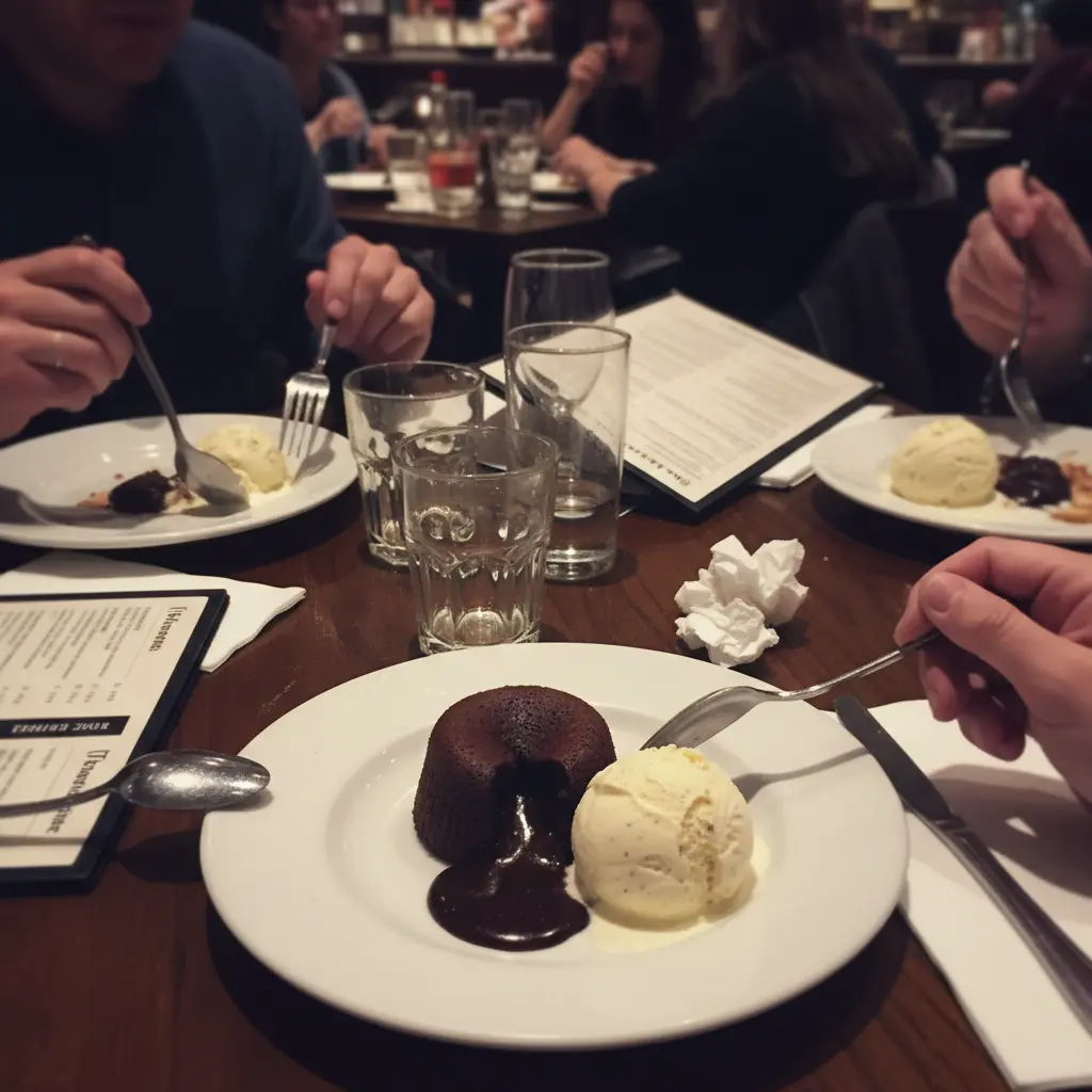 Dessert – Handy-Foto vor KI-Bearbeitung